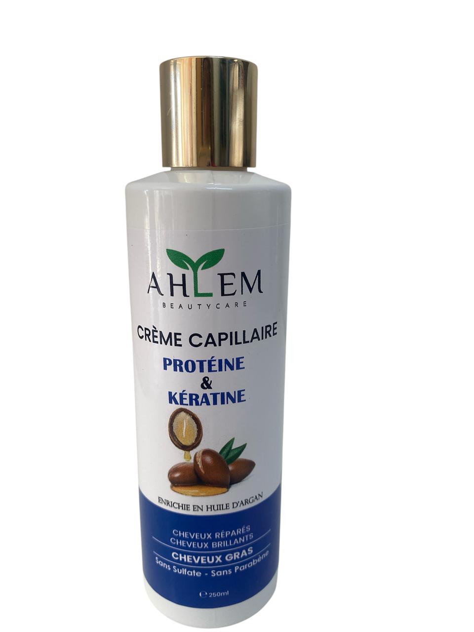 Crème capillaire cheveux gras