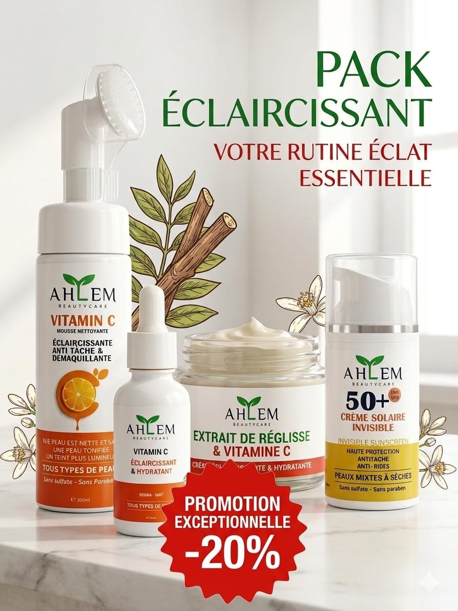 Pack éclaircissante